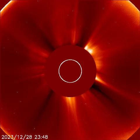 Image of solar wind