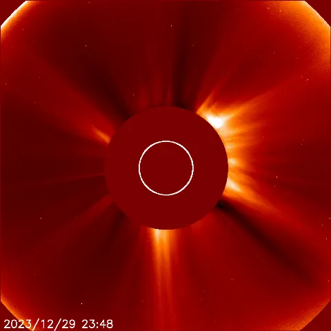 Image of solar wind