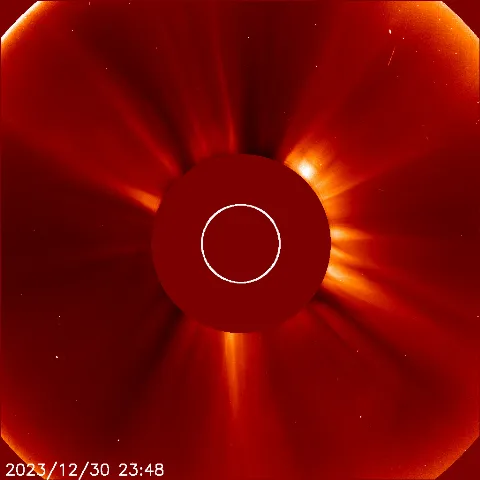 Image of solar wind