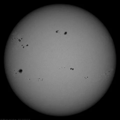 Image of Sun's photosphere