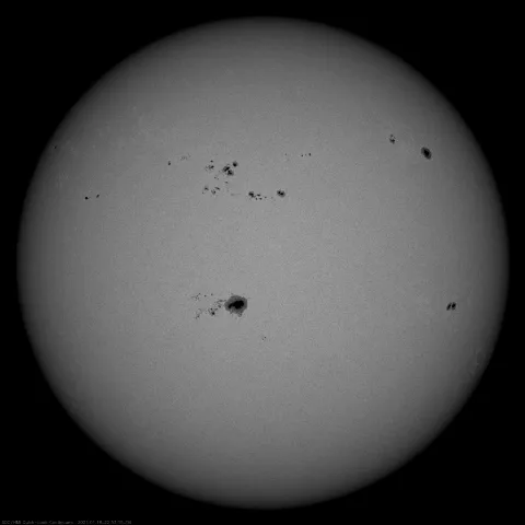 Image of Sun's photosphere