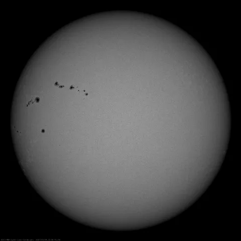 Image of Sun's photosphere