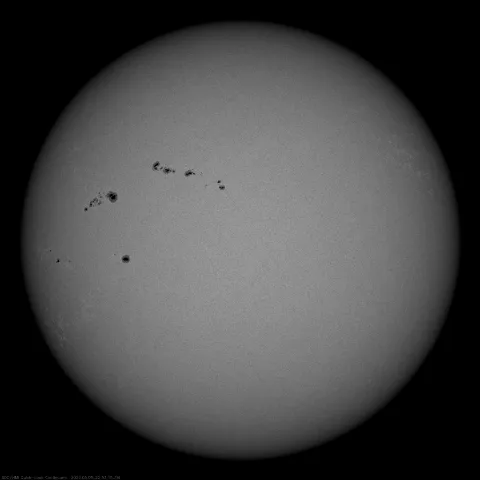 Image of Sun's photosphere