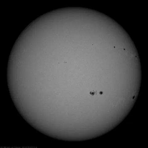 Image of Sun's photosphere