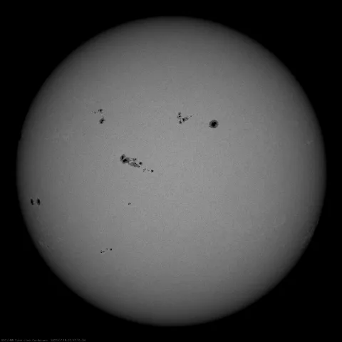 Image of Sun's photosphere