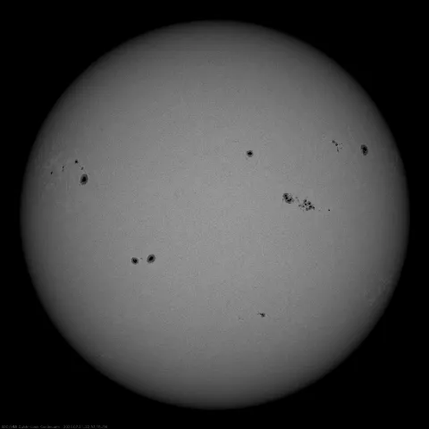 Image of Sun's photosphere