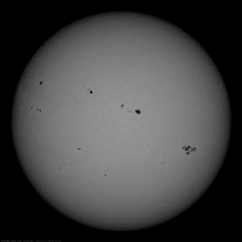 Image of Sun's photosphere