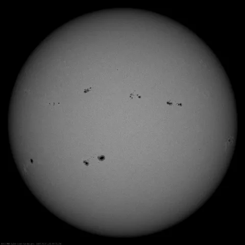 Image of Sun's photosphere