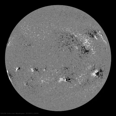 Image of Sun's magnetic field