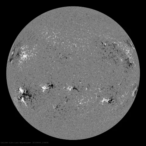 Image of Sun's magnetic field