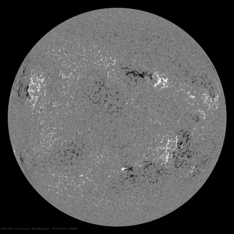 Image of Sun's magnetic field