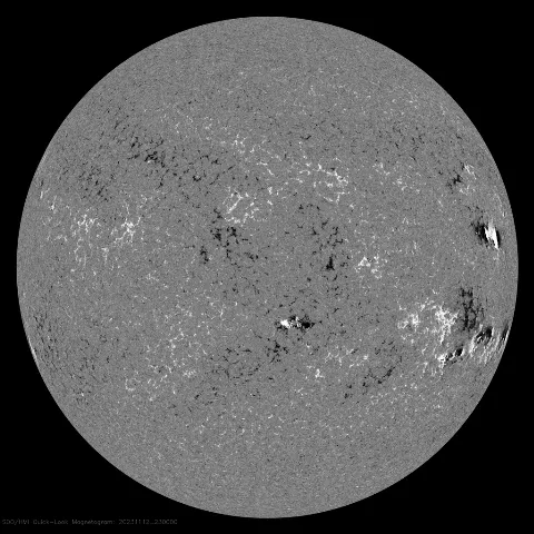 Image of Sun's magnetic field