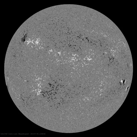 Image of Sun's magnetic field