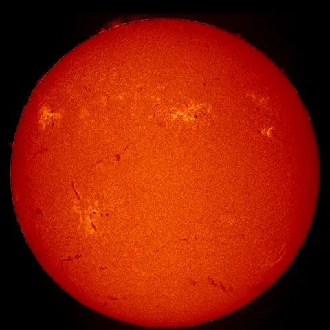 Image of Sun's chromosphere