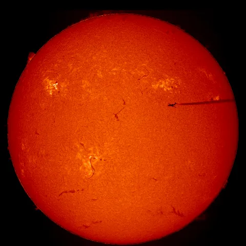 Image of Sun's chromosphere