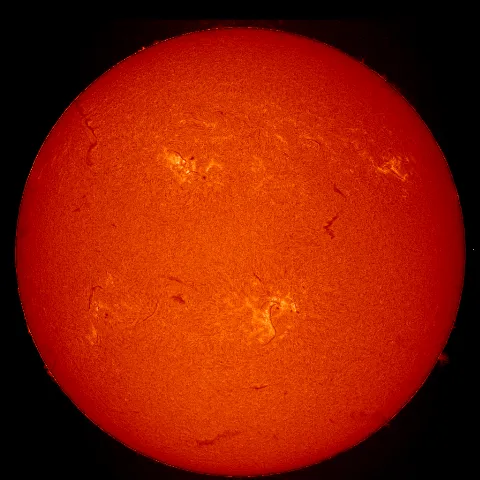 Image of Sun's chromosphere