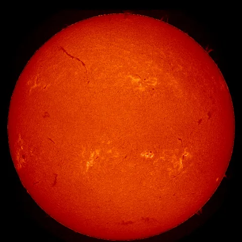 Image of Sun's chromosphere