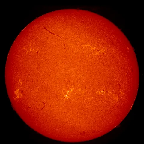 Image of Sun's chromosphere