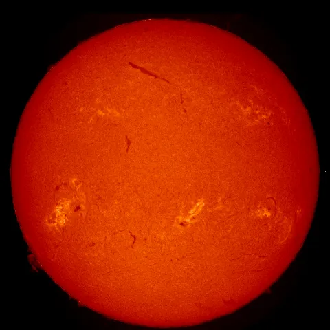 Image of Sun's chromosphere