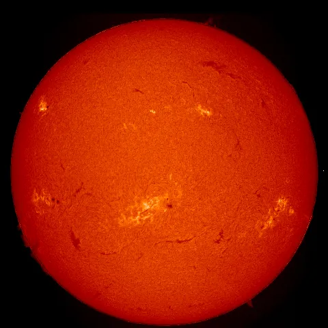 Image of Sun's chromosphere