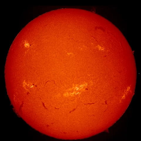 Image of Sun's chromosphere