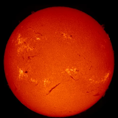 Image of Sun's chromosphere