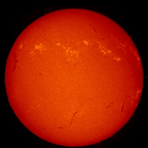 Image of Sun's chromosphere