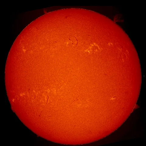 Image of Sun's chromosphere