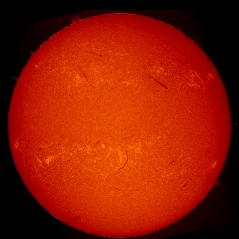 Image of Sun's chromosphere