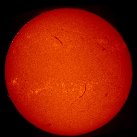 Image of Sun's chromosphere