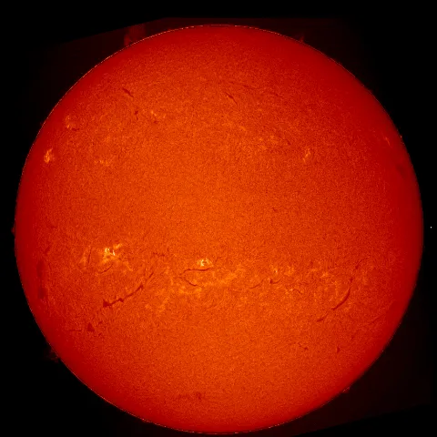 Image of Sun's chromosphere