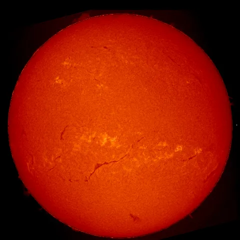 Image of Sun's chromosphere