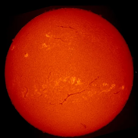 Image of Sun's chromosphere