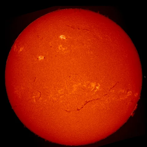 Image of Sun's chromosphere