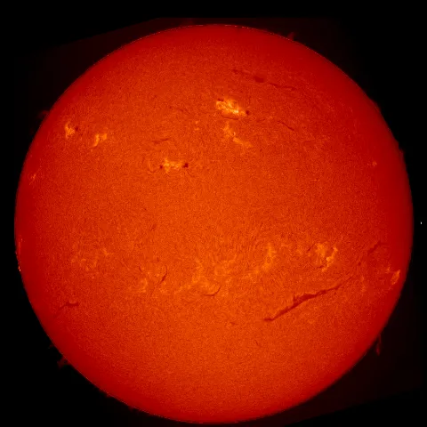 Image of Sun's chromosphere