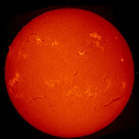 Image of Sun's chromosphere