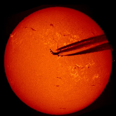 Image of Sun's chromosphere