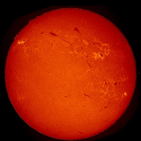 Image of Sun's chromosphere