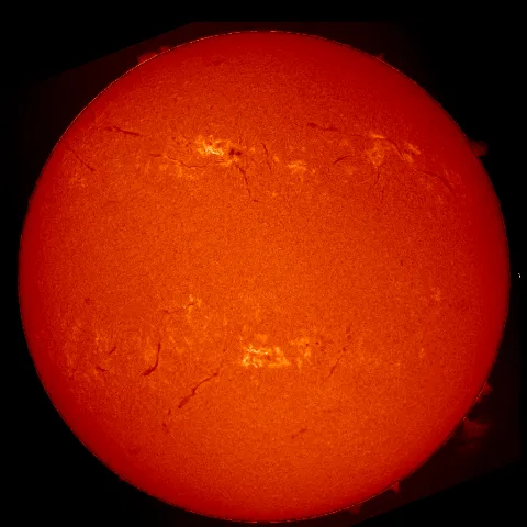 Image of Sun's chromosphere