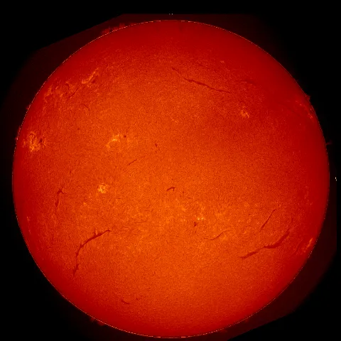 Image of Sun's chromosphere