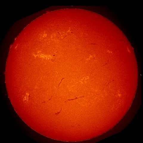 Image of Sun's chromosphere