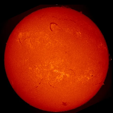 Image of Sun's chromosphere