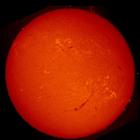 Image of Sun's chromosphere