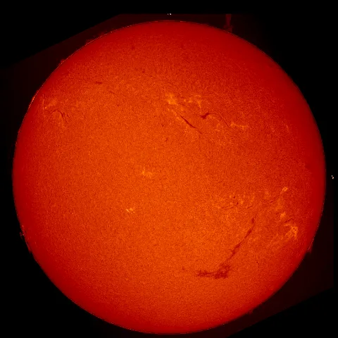 Image of Sun's chromosphere