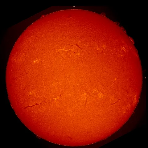 Image of Sun's chromosphere