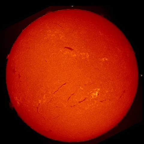 Image of Sun's chromosphere