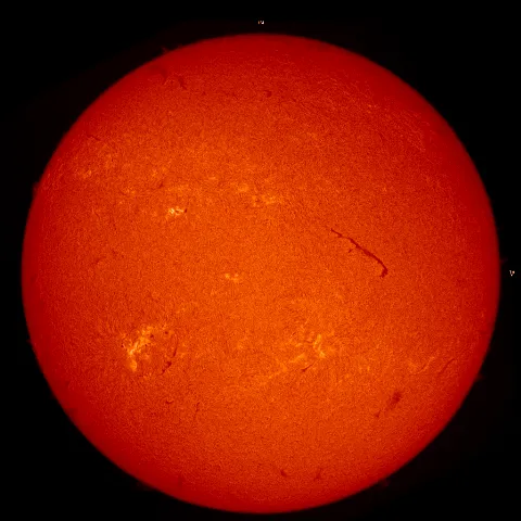 Image of Sun's chromosphere