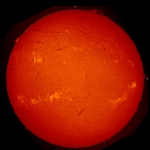 Image of Sun's chromosphere