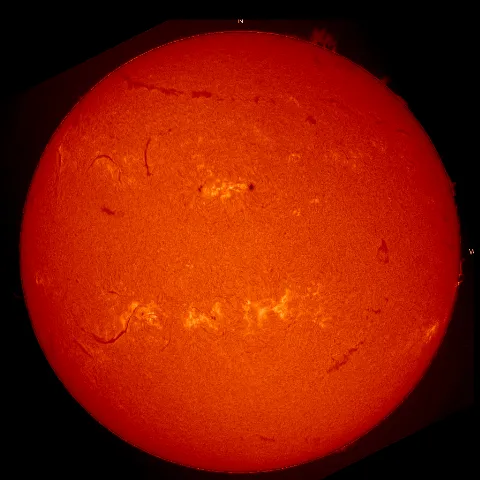 Image of Sun's chromosphere