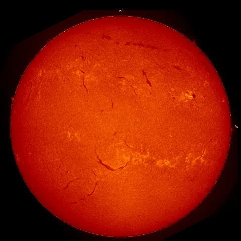 Image of Sun's chromosphere